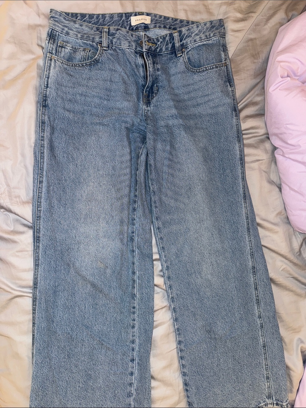 PacSun Light Wash Casey Low Rise Baggy Jeans